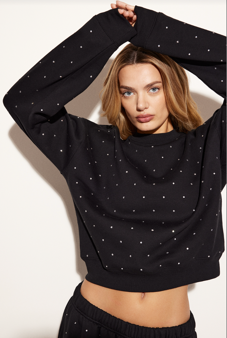 CRYSTAL CREWNECK SWEATSHIRT