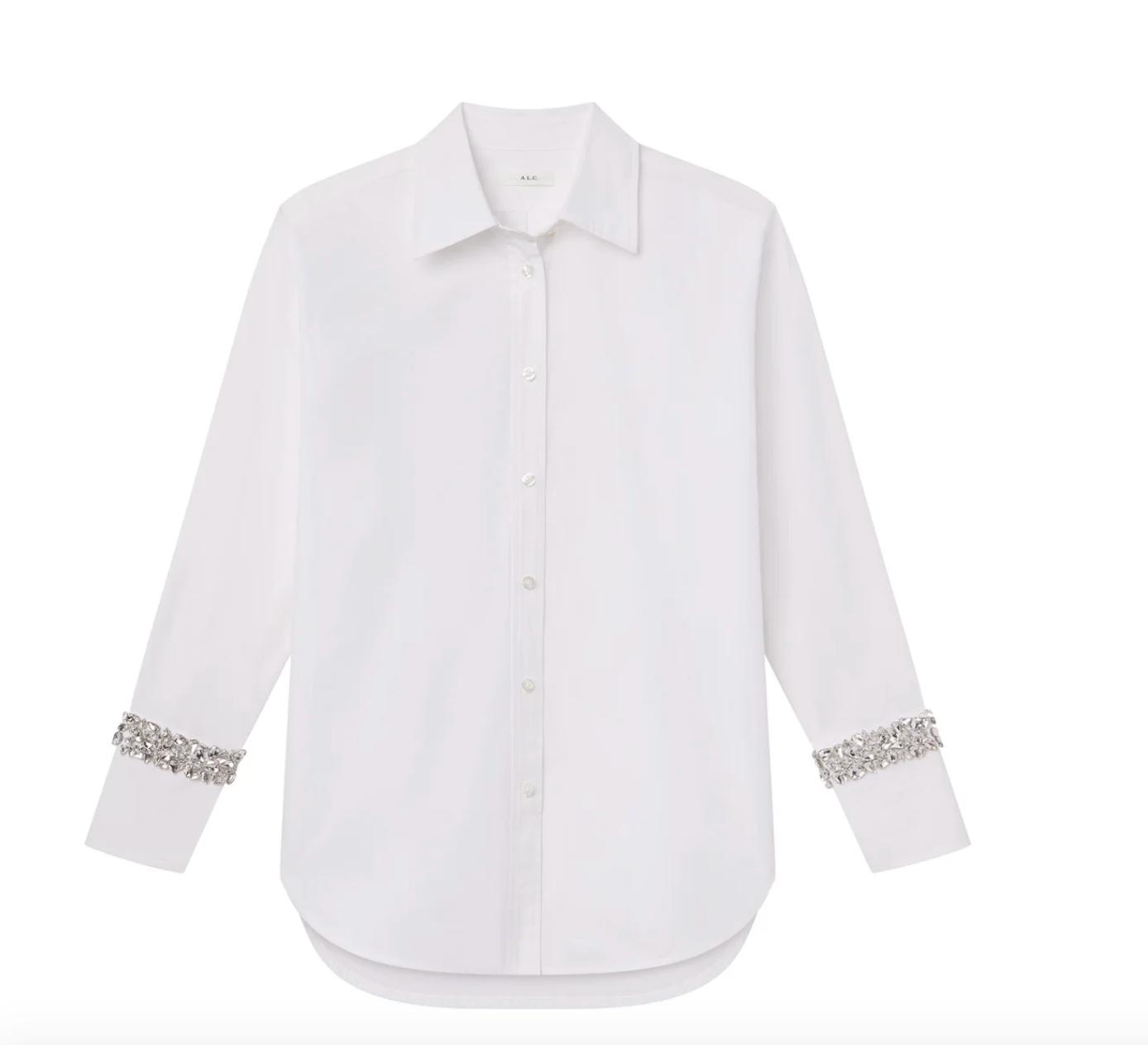 CALVIN EMBELLISHED SLEEVE SHIRT