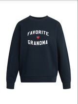 FAVORITE GRANDMA HEART LOGO SWEATSHIRT