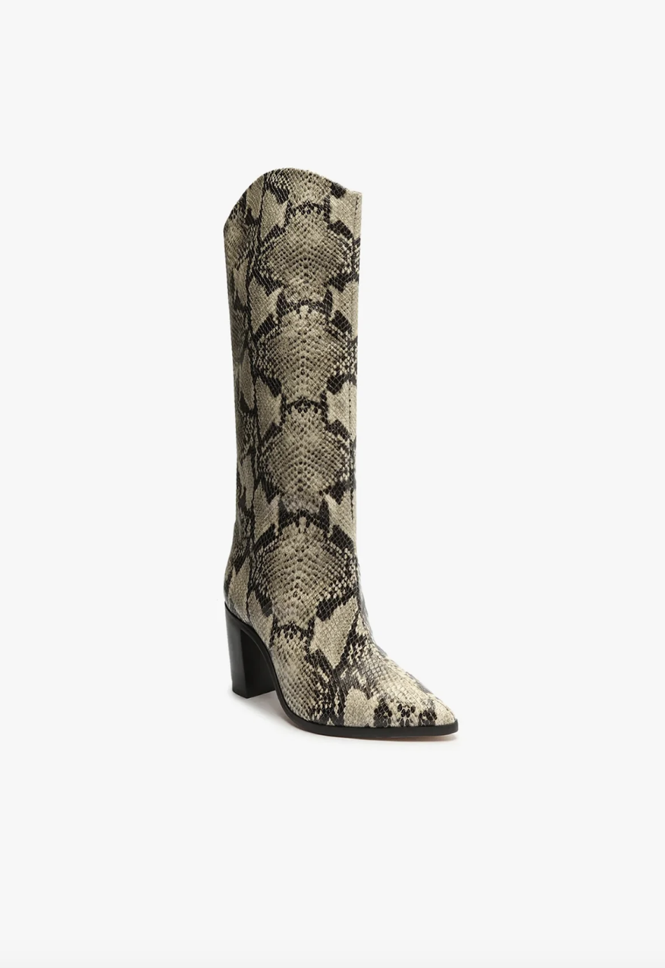 MARYANA BLOCK BOOT SNAKE