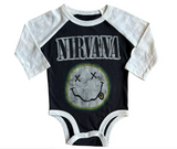 NIRVANA SMILEY RAGLAN TEE