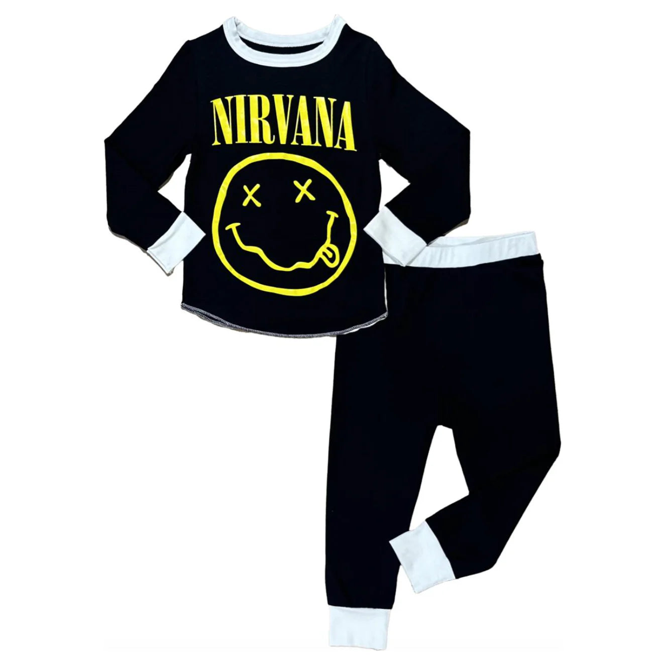 NIRVANA SMILEY BLACK BAMBOO THERMAL SET