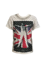 ALVERA EMBELL STUDDED TEE - The Closet