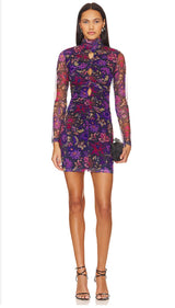 BELIZA DRESS IN PRINTED MESH - The Closet