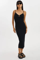 BETTINA | RIB KNIT DRESS - The Closet