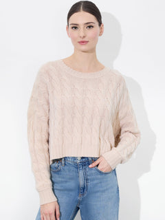 CECILIE CABLEKNIT PULLOVER - The Closet