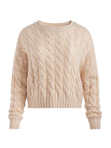 CECILIE CABLEKNIT PULLOVER - The Closet