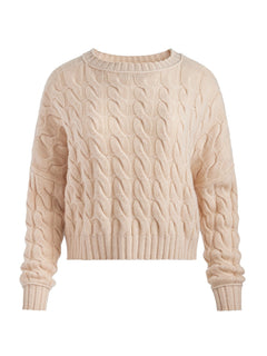 CECILIE CABLEKNIT PULLOVER - The Closet