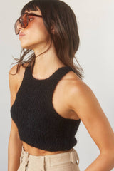 CT7482 - Eliza Cropped Halter Knit Top - The Closet