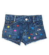 DENIM EMOJI SHORT - The Closet