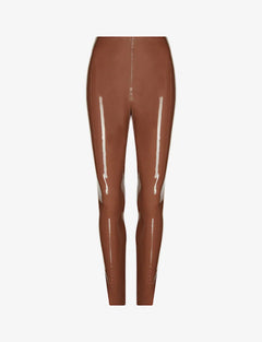 FAUX PATENT LEATHER LEGGING - The Closet