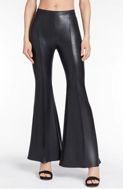 HUGHES PANTS IN FAUX LEATHER - The Closet