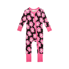 PINK AND BLACK SKULL TWO PIECE PAJAMA SET - The Closet