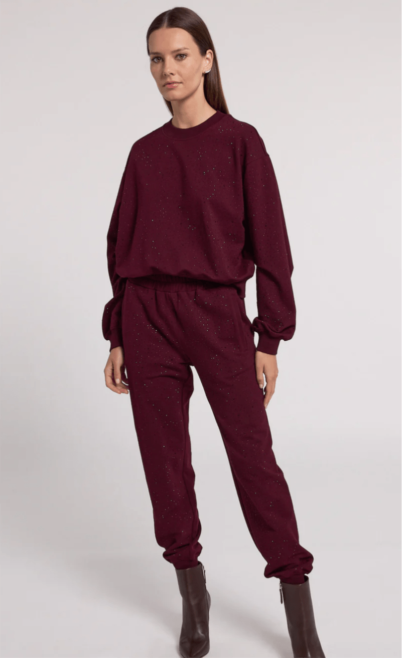 Ruel compact crystal sweatpants - The Closet