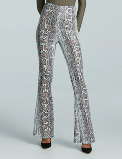 SEQUIN ANIMAL FLARE LEGGING - The Closet