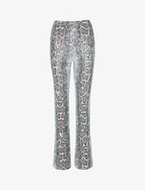 SEQUIN ANIMAL FLARE LEGGING - The Closet