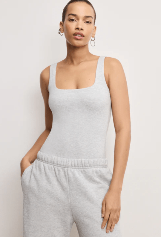 SUPER STRETCH MODERN TANK BODYSUIT - The Closet