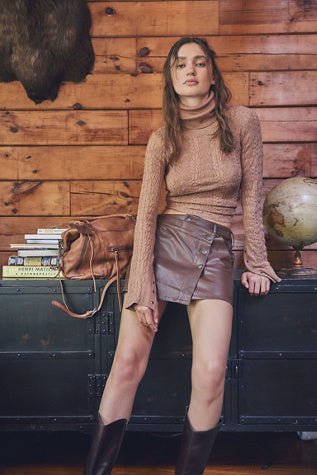 WYNNE VEGAN SKIRT - The Closet